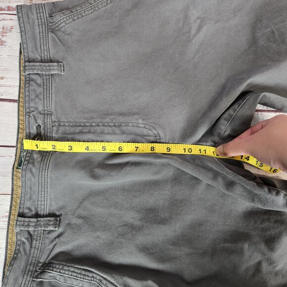 GH Bass & Co Pants Mens 36 Gray Casual Straight Fit Workwear Stretch Utility - Picture 7 of 9